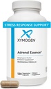 Essence adrénale XYMOGEN - Support adrénal avec des herbes Adaptogènes (Cordyceps, Extrait de Rhodiola, Ginseng) + Vitamines B - Aide à soutenir des niveaux d'énergie sains et une fonction immunitaire saine (120 capsules)