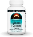 Source Naturals L-Arginine Complexe L-Citrulline 1000mg Supplément essentiel à l'acide amino - 60 comprimés