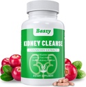 Nettoyage du rein Détox et réparation de l'extrait de canneberge de 50:1 Extra-résistance de l'extrait de canneberge de 22-en-1 Supplément pour la santé du rein Formule de soutien du rein pour la restauration du rein