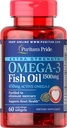 Puritans Pride Extra Strength Omega-3 Huile de poisson 1500 Mg 450 Mg Omega-3 actif Softgels, 60 Compte