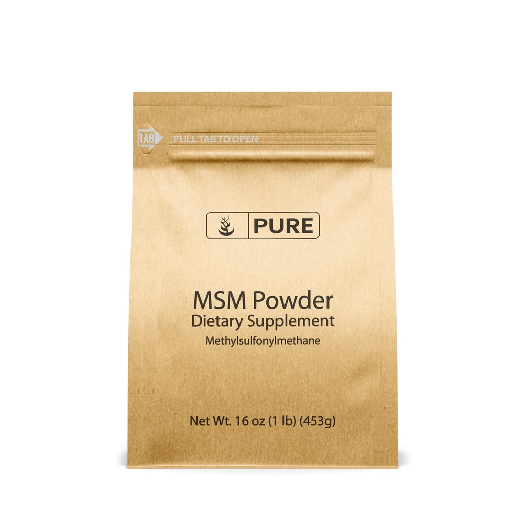 INGRÉDIENTS ORIGINAL DE PURE Méthylsulfonylméthane (1 lb) MSM, supplément alimentaire naturel au soufre