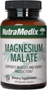 NutraMedix Malate de magnésium - Soutien osseux, articulaire et musculaire - Absorption accrue - Supplément de soutien énergétique - Peut aider l'absorption de vitamine D (120 capsules végétariennes)