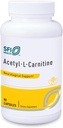 Klaire Labs SFI Health acétyl-L-Carnitine 500 mg - Supplément hypoallergénique acétyl-L-Carnitine - favorise la santé cognitive, la production d'énergie et le soutien du cerveau (90 capsules)
