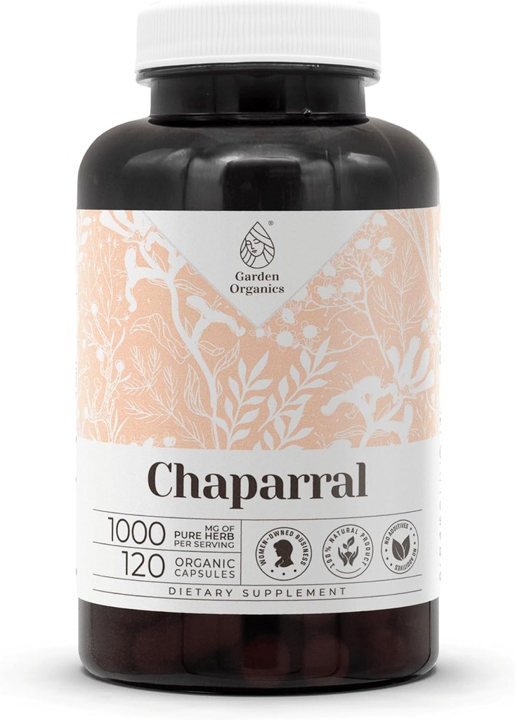 Chaparral 120 Capsules (Larrea tridentata) Feuilles séchées et fleurs (120 Nombre)