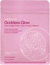 MENOLABES Déesse Glow Collagen Peptides Poudre (Type I, III) - 14 portions (280 g) - Suppléments à la ménopause pour les femmes atteintes d'acide hyaluronique et de vitamine C - Sans saveur