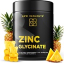 Zinc Glycinat Gummies pour les adultes.com Suppléments de zinc 50mg.com soutient la santé immunitaire.com Métabolisme Supplément de soins de la peau.com Vegan.com Non-OGM.com Sans gluten.