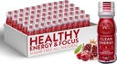 Produits biologiques sains - Shots d'énergie sans sucre Boissons d'énergie naturelles et saines - Suppléments d'énergie à base de plantes avec Mane et Yerba Mate de Lion B12 - Saveur de grenade de cerise 48 Pack