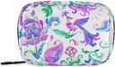 Aquarelle Oiseaux Paisley Pill Box 7 Day Pill Case Sac de voyage Pill Organizer Bag avec zipper Portable Weekly Case Taille compacte pour le support de supplément de vitamine