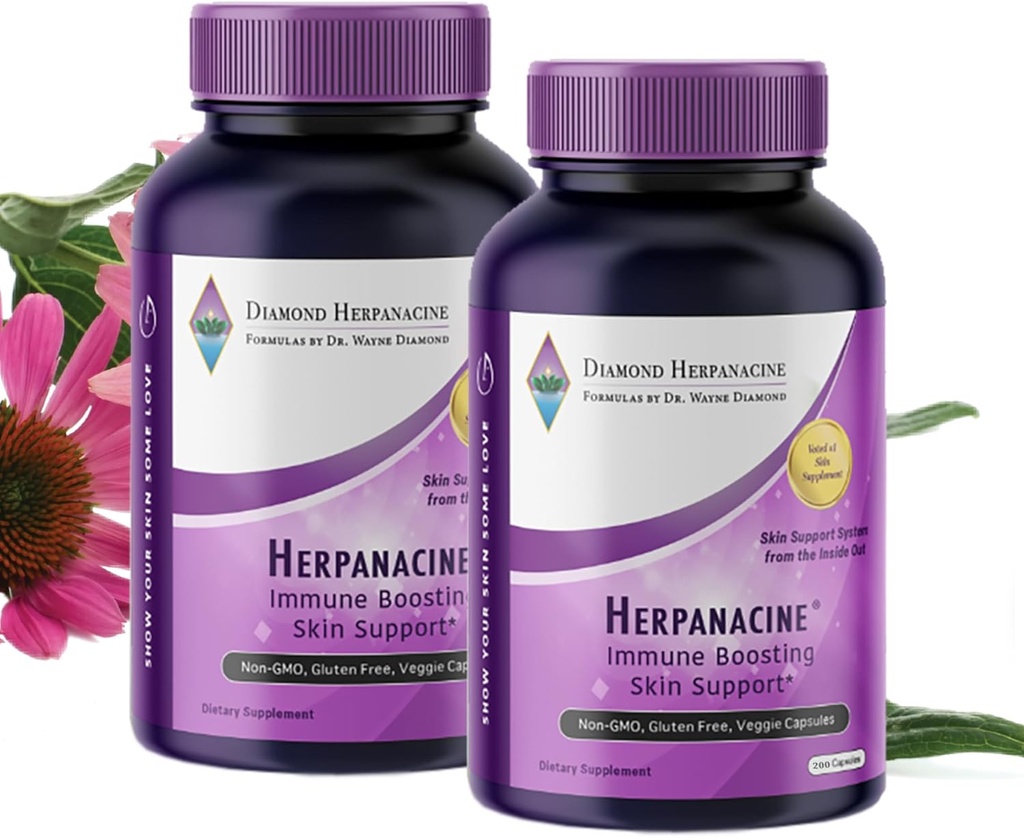 Diamond Natural Skin Care and Immune Support - Vitamins to Help Clear Skin - Skin and Immune System Support from Inside Out - Made with Natural Ingredients (400 Count)