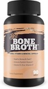 Best Bone Broth Capsules - Bone Health & Immunity Supplement - Bone Broth Powder Capsules alternatives - Bone Health Suppléments Femmes Plus de 50 et Bone Health Suppléments pour les hommes - Vitamine D Bone Health