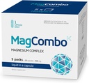 MagCombo - Magnésium pur concentré, formule d'huile spéciale pour l'absorption maximale, enrichie en vitamines -2, -6, -12 et --, seulement 1 Capsule par jour.