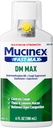 Mucinex DM Max Liquid Cough & Cold Medicine for Adults, Cold and Flu Medicine for Excess Mucus Relief, Guaifenesin & Dextrométhorphan Expectorant & Defongestant for Adults, Dr Recommandé, 6,0 Fl Oz