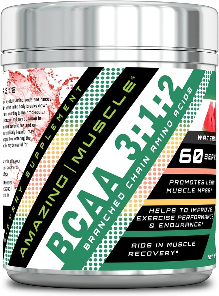 Stupéfiant Muscle BCAA 3:1:2 Supplément de 60000 Mg par service