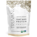 Truvani Vegan Powder Protéines de pois Vanille 20g Protéines à base de plantes biologiques par portion 20 portions Keto , sans gluten et sans produits laitiers , sans glucides