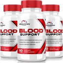 (3 Pack) Capsules Hemagenix, Formule avancée de soutien du sang Hemagenix, Supplément tout naturel pour maintenir des niveaux de santé, pilules de force supplémentaire pour le bien-être général, Avis officiels (180 Capsules)
