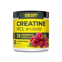 CON-CRET Creatine HCl Powder , Muscle, Cognitive, Cellular Energy Support , Pas de bloating ou de crampes , USA Made & NSF Certifié framboise (64 Serving)