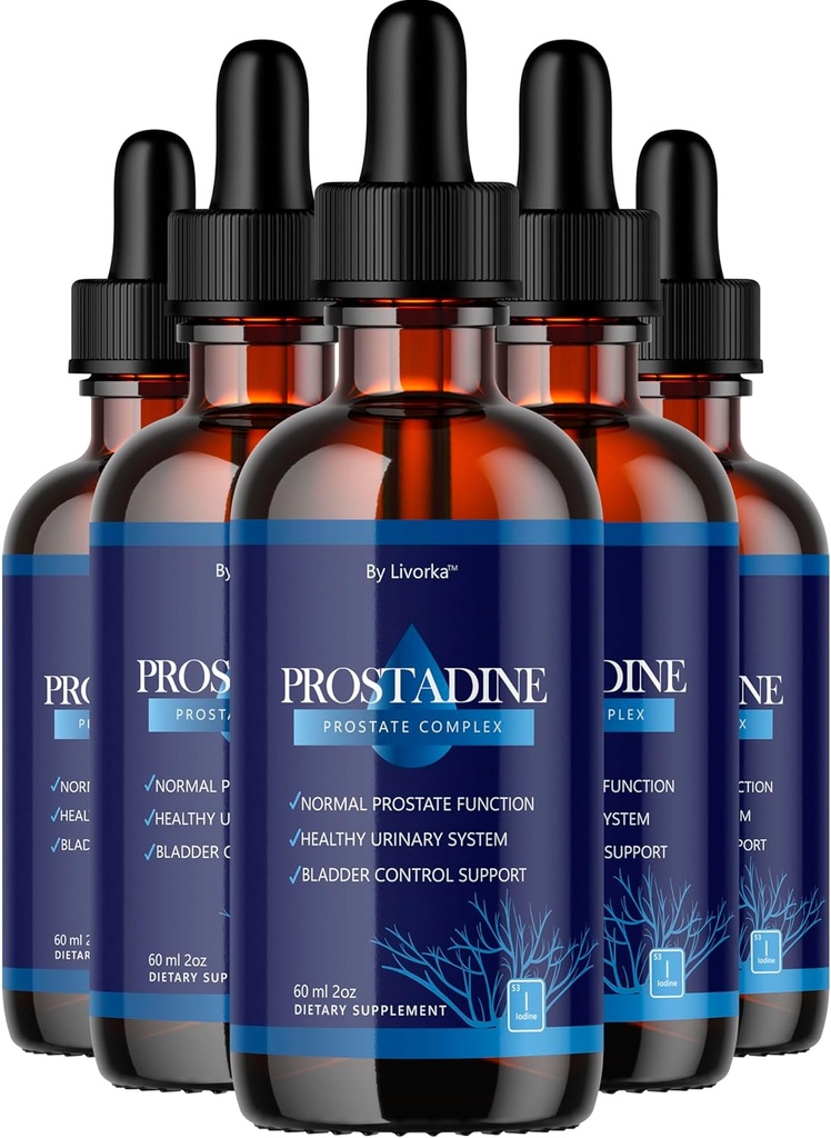 (5 Pack) Prostadine Drops - Formule Officielle de Drop Prostadine pour Homme, Prostadine Reviews, Supplément Prostadine, Prostadine Natural Liquid Support, Prostadine Drop Formula, 5 bouteilles pendant 5 mois