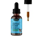 Animal Essentials Detox Blend - Soutien du foie pour chiens et chats, supplément du foie à base de plantes, toniques vétérinaires recommandés pour le bien-être des animaux - 2 Fl Oz