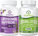 Suppléments de safran liposomique 88,5 mg avec Luteolin 500 mg