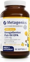 Métagène OmegaGenics Fish Oil EPA 1200 - Supplément à l'huile de poisson Omega-3 - pour la santé cardiaque et le système immunitaire Santé* - 90 Softgels