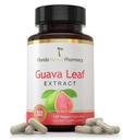 Floride Herbal Pharmacie, Guava Leaf Supplément Capsules 10:1 (120 Capsules) 500 mg par Capsule, 1000 mg