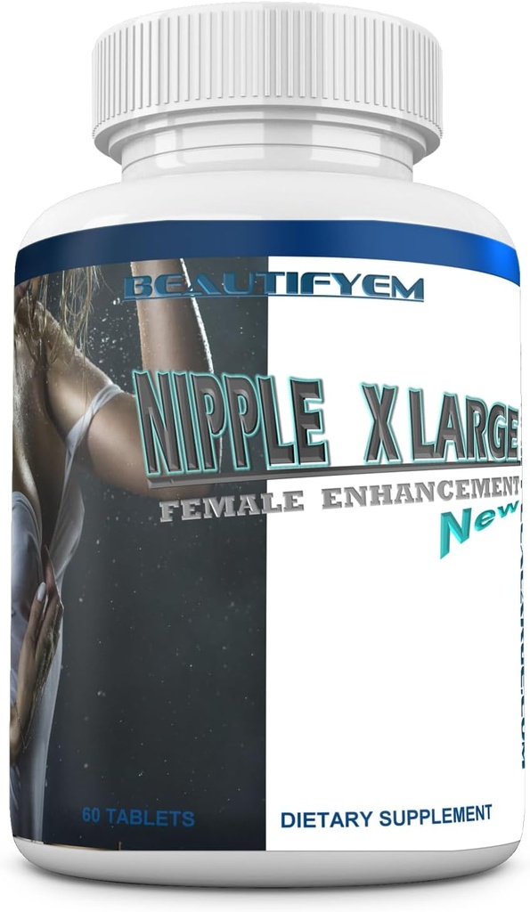 Mamelons X-Large Get Bigger, Fuller, Mamelons plus fermes et seins courbés. Supplément d'agrandissement du sein et du mamelon. 60 comprimés