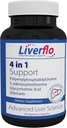 Nutrasal LiverFlo Liver Support PPC Polyenylphosphatidylecholine S-adesnosylmethionine Glycyrrhetinic Acid Silymarin Supplement Vegetarian Capsules