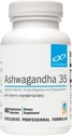 XYMOGEN Ashwagandha 35 - Racine d'Ashwagandha brevetée et purifiée + Extrait de feuille (35% Withanolide Glycosides) - Soutient la réponse au stress sain, la relaxation et le repos nocturne de qualité (60 capsules)