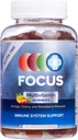 Focus Multivitamin Gummies | Flavored Vitamin Supplement | Boost Energy Levels | Support Overall Health | Daily Dietary Vitamin | 90 Ct, 45 Day Supply