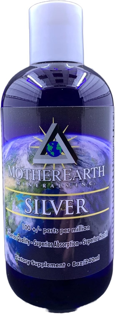 Minéraux de la Terre Mère - Argent - 8 Ounce 96 Servitures