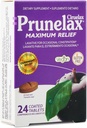 Prunelax Ciruelax Comprimés Laxatifs Maximaux avec Senna Naturel pour Constipation Occasionnelle, Extrait de Senna, Vegan & Sans Gluten, Senna doux pour la nuit - 24ct