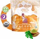 Go-Lacta Bio Moringa Tea – Augmenter l'approvisionnement en lait maternel – Thé d'allaitement naturel pour les mamans allaitantes – Galactagogue à base de plantes sans caféine – Sûr prénatal – 32 portions