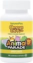 Natures Plus Parade animale Omega 3/6/9 Junior, Lemon Flavor - 90 Softgels - Promotion de la santé immunitaire, de la peau, des yeux et du système nerveux des enfants - Non-OGM, sans gluten - 45 portions