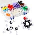 Kit de modèle moléculaire, ensemble de chimie moléculaire biologique de 240 pcs, kit de modèle d'élément atomique pour les leçons de chimie, kit de construction de structures moléculaires, cadeau de science Ochem pour les enseignants et les étudiants