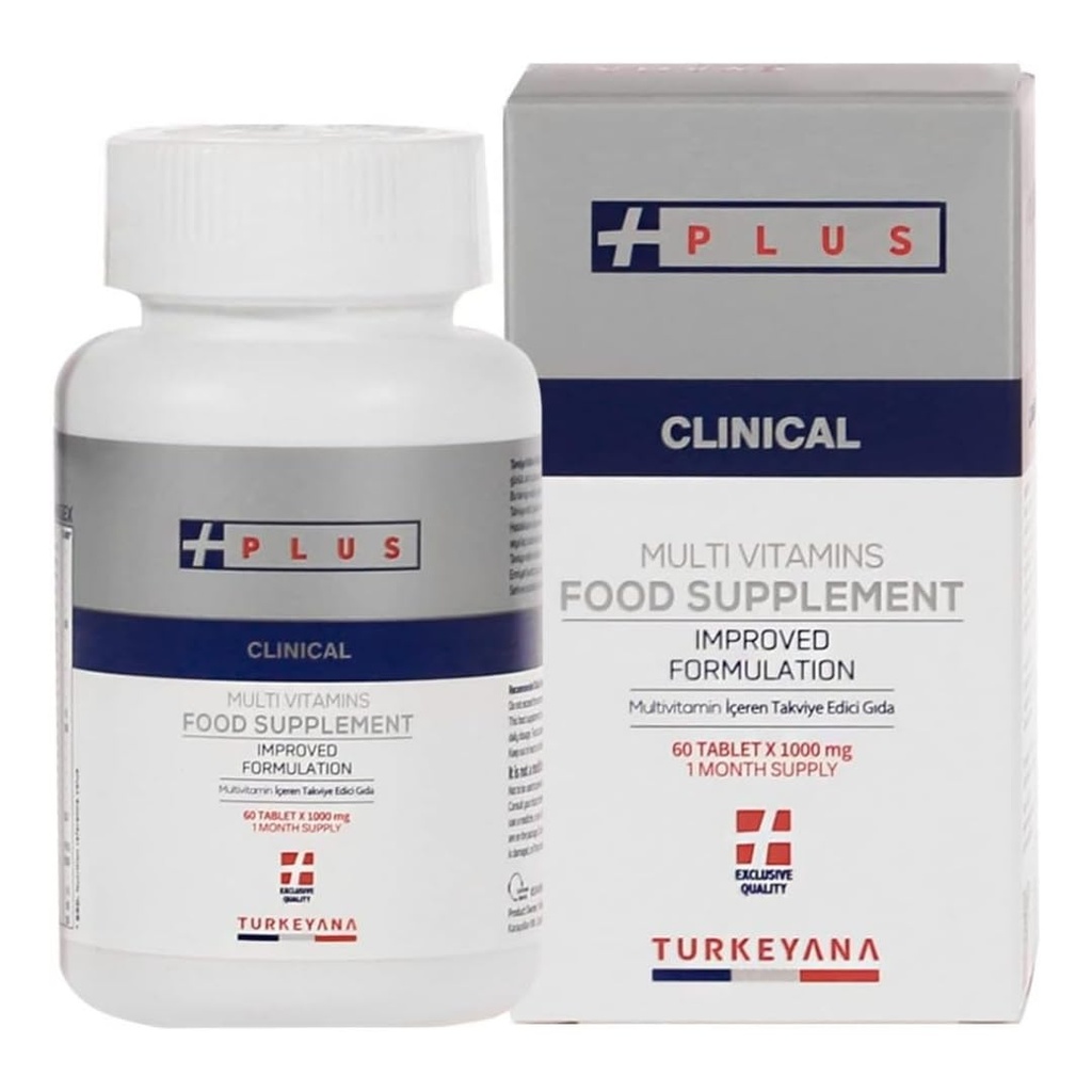 Turkeyana Plus Advanced Hair Nutritional Multivitamin 1 Month Supplement – Clinical Support for Hair Growth, Strength, and Vitality with Biotin, Saw Palmetto, Natural Extracts - Promotes Skin & Nail