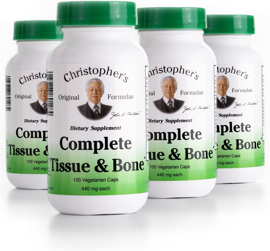 Formules originales de Christopher Formule complète de tissus et os – 100 VCaps.