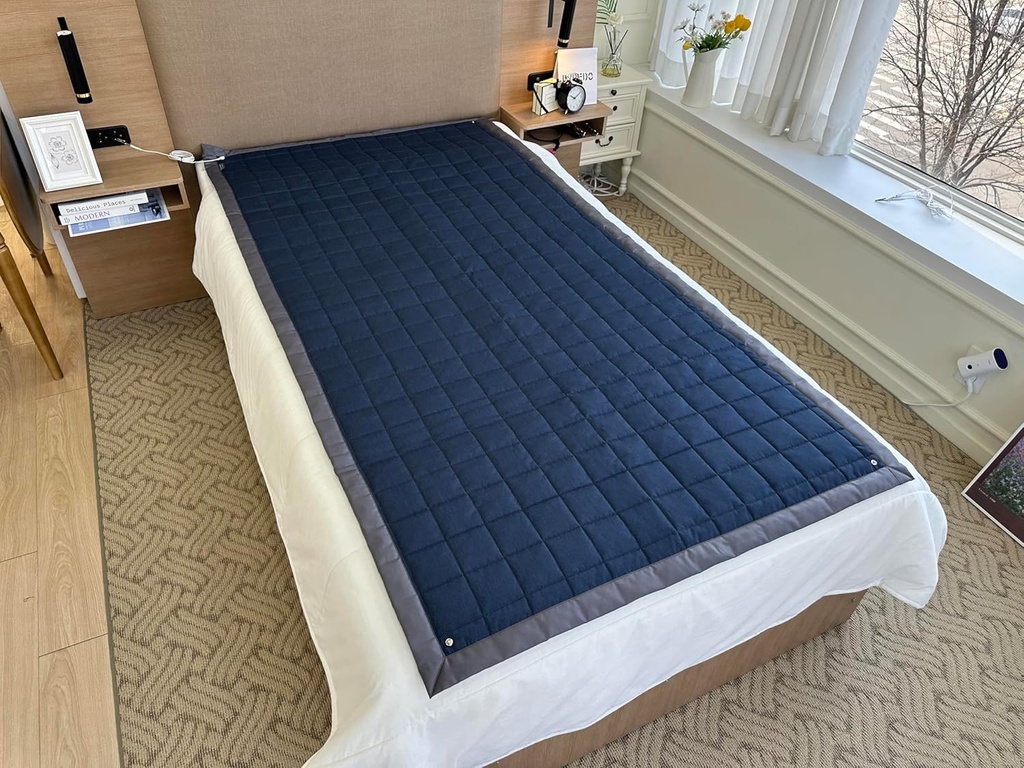 Tissu en acier inoxydable, 39x79 pouces (Navy)