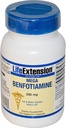 Durée de vie Mega Benfotiamine, 120 vcaps 250 mg