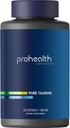 ProHealth Pure Taurine (en anglais seulement) Soutenir le vieillissement en santé, la santé du cerveau et du coeur, la performance sportive (en anglais seulement) Antioxydant (en anglais seulement) 1000 mg par capsule (en anglais seulement) Études cliniques, test de tiers, 120 capsules végétariennes