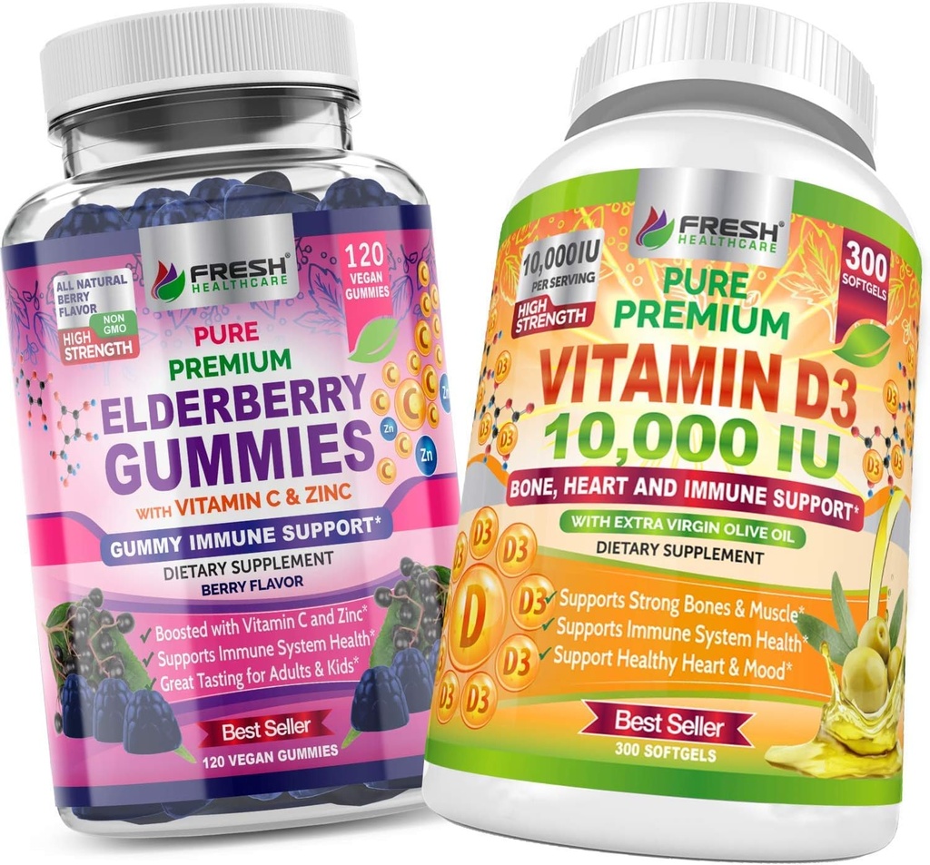 FRESH HEALTHCARE Gummies and Vitamine D - Bundle