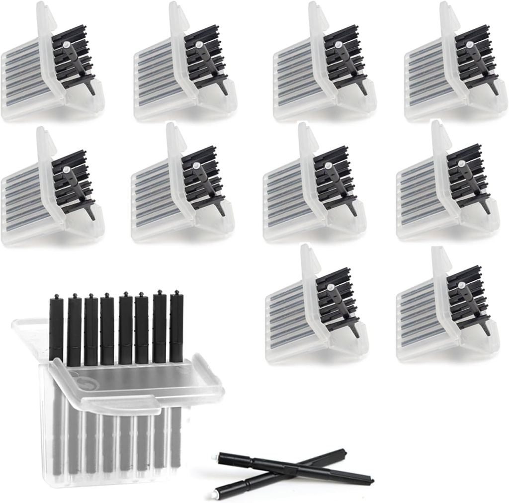 (80 Pcs) Filtres à cire Cerustop pour appareils auditifs pour les appareils phonak, filtres à cire pour appareils auditifs Resound, Widex et Unitron, appareils auditifs Pièces de rechange Kit de nettoyage Accessoires Outil(10 Packs)