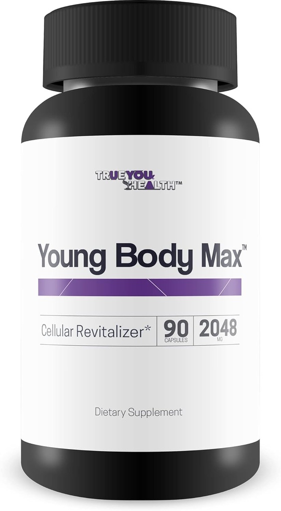 Young Body Max - Supplément revitalisant cellulaire - Soutien aux jeunes & Longévité - Revitaliser, rajeunir, régénérer - Soutien antioxydant potentiel pour les cellules - Promouvoir l'énergie cellulaire - Soutien à la santé cellulaire