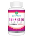 Meilleur temps de sortie de caféine Earth Naturals avec L-Tyrosine, Vitamine B6, Vitamine B12, Thiamin & More - Supplément énergie pour les femmes et les hommes - 40 Compte