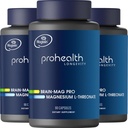 Supplément L-Thréonate de magnésium (Magtein), 90 capsules cliniquement soutenues pour la santé du cerveau