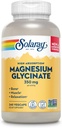 Solaray Magnésium Glycinate, Nouveau et amélioré Bisglycinate entièrement chélaté avec BioPerine, Formule d'absorption élevée, Stress, Bones, Muscle & Relaxation, Garantie 60 jours, 60 portions, 240 VegCaps