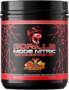 Gorilla Mind - Gorilla Mode Nitrique amélioré Stimulant Sans Pré-entraînement – Meilleur Dégustation et plus efficace Stimulant Sans Pompes Pré-entraînement/Massives · Vasodilatation · Puissance / 768 Grams (Volcano Burst)