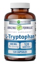 Amazing Formulas L-Tryptophan Amino Acid Supplement | 500 Mg per Serving | Capsules | Non-GMO | Gluten-Free | Made in USA (1 Pack | 120 Count)