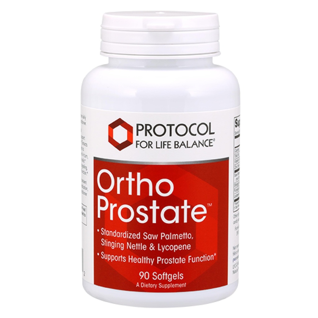 Protocol Ortho Prostate - Supplément santé prostate pour hommes* - avec extrait de palmet de scie, extrait de lait et gluconate de zinc - 90 softgels