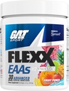 GAT SPORT Flexx AAE + Hydratation, Acides Amino essentiels avancés, 30 portions (Fruit Punch)