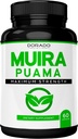 Muira Puama Root Extract 1000mg pour les hommes et les femmes - Capsules Premium - 60 Compte - Zero Filters - Troisième Paire testé - Sans gluten et non-OGM - États-Unis Made - Garantie de qualité - Testé pour la puissance et la pureté